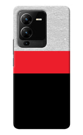 Tri Color Pattern Vivo V25 Pro 5G Back Cover